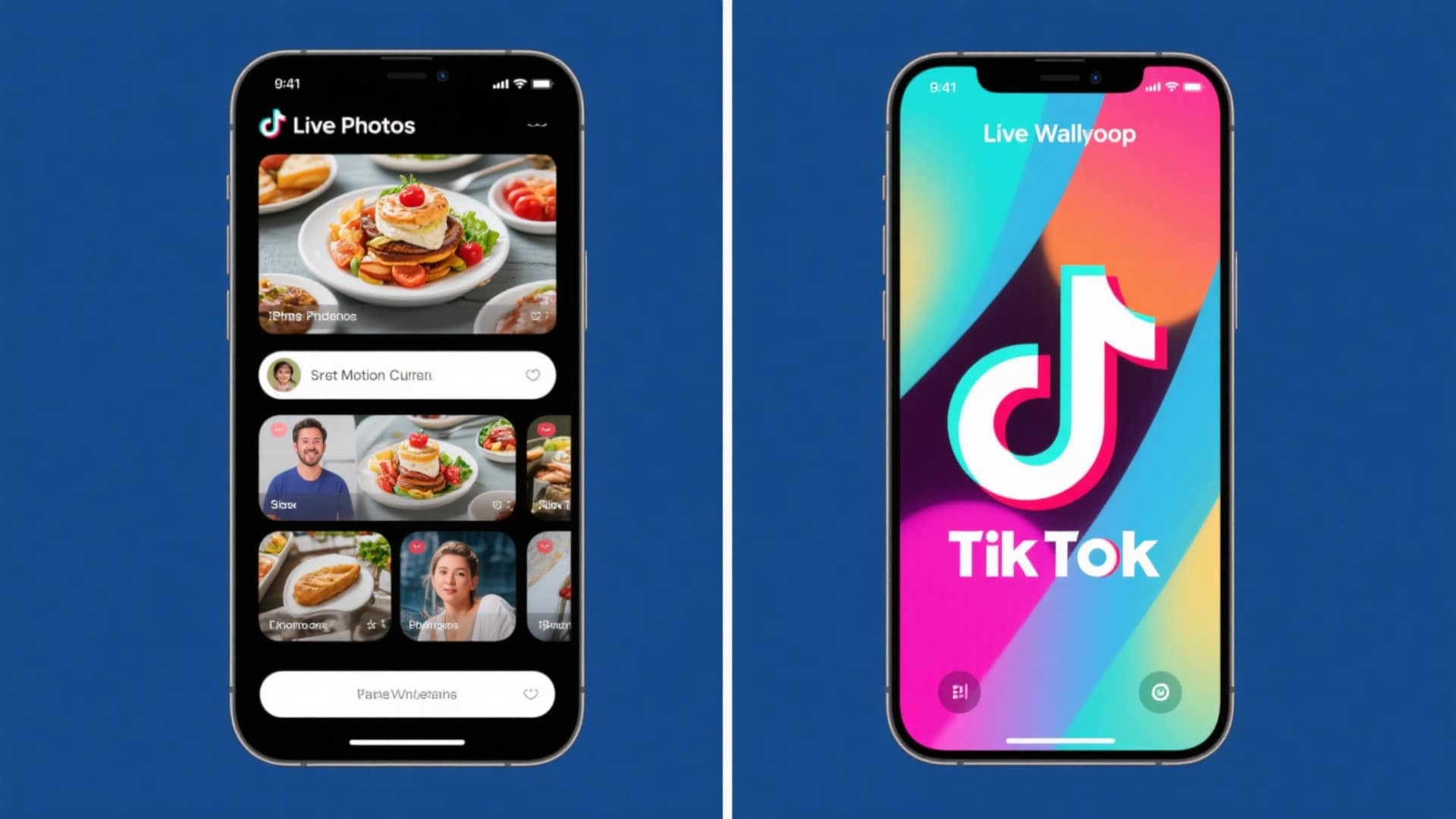 TikTok Live Photo vs Wallpaper