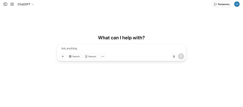 chatgpt homepage
