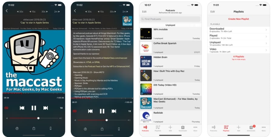 Best Podcast Player App - downcast 