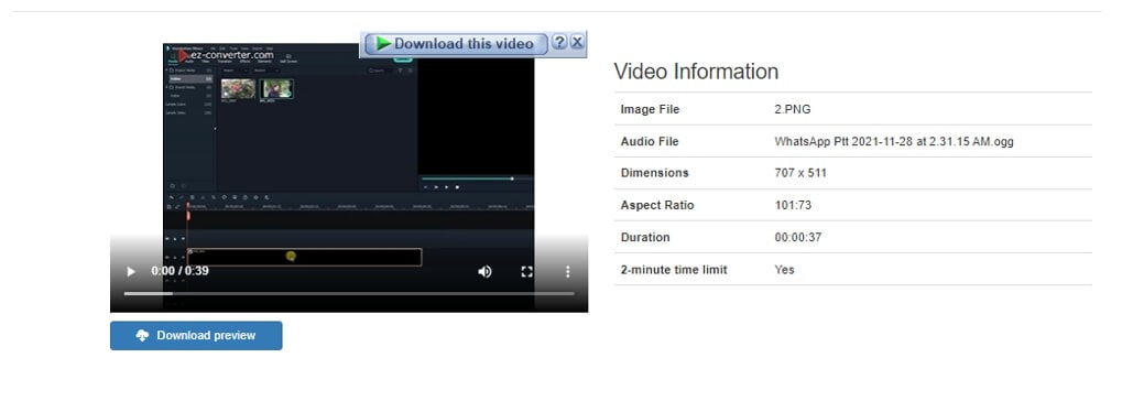 download audio video with photo ez converter