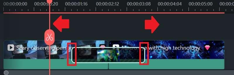 adjust glitch transition timing