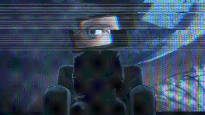 filmora glitch stripe video effect
