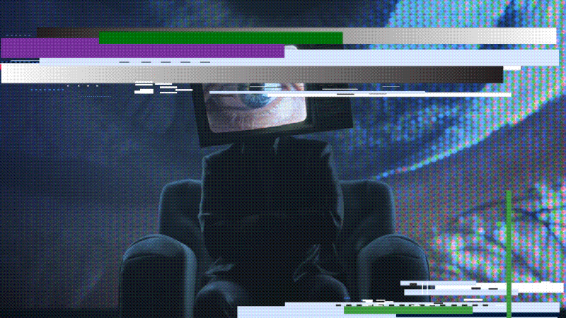 filmora strong glitch video effect