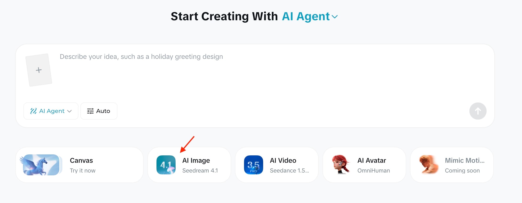 select dreamina ai image
