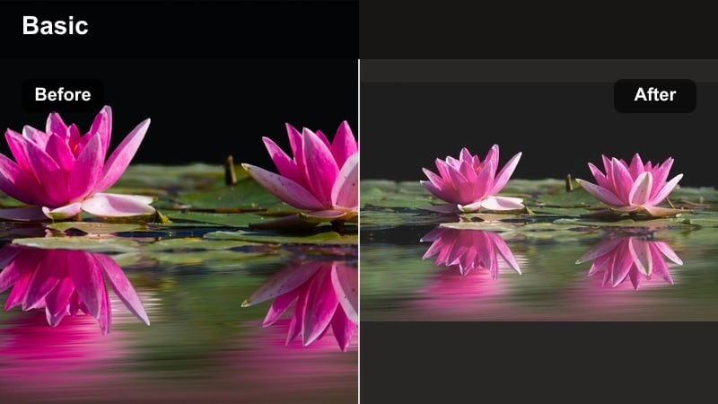 Baby waking up in soft morning light with a dreamy glow filter applied