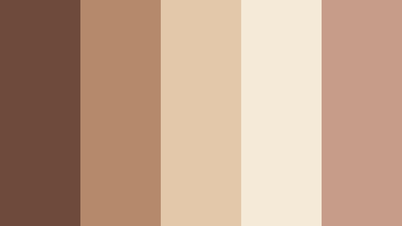 dried florals shelf soft cocoa brown color palette with hex codes