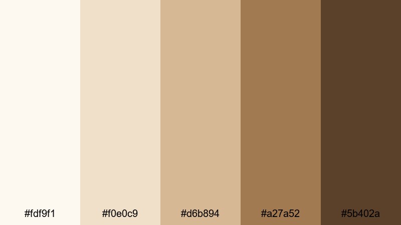 driftwood beach sand white brown color palette with hex codes