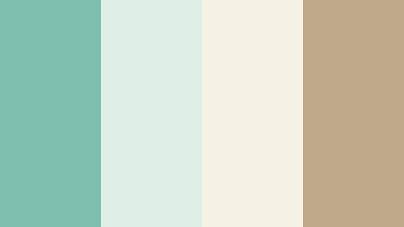 dune grass whisper sea glass green color palette with hex codes