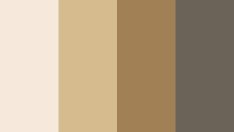 dune path serenity amber beige color palette with hex codes