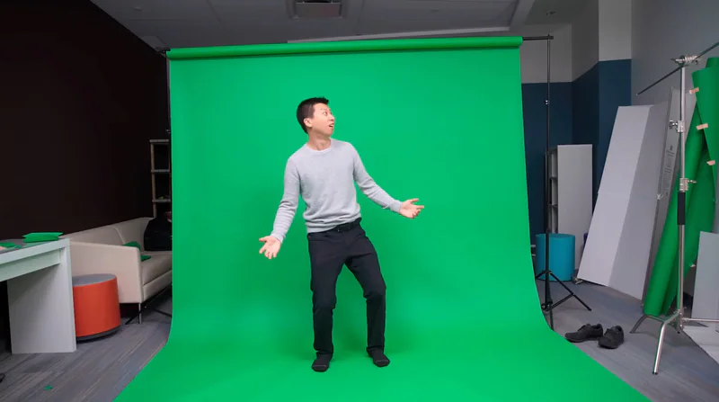 how to duplicate an actor using green screen