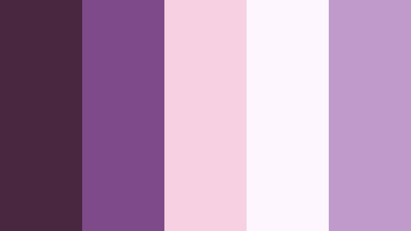 dusk garden whispers twilight plum color palette with hex codes