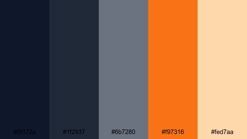 dusk window light gray dark blue color palette with hex codes