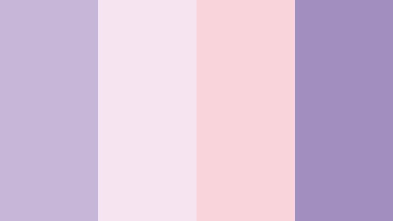dusky petal whisper orchid smoke color palette with hex codes
