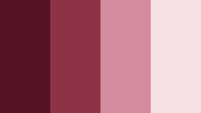 dusky rose credits cinematic wine color palette with hex codes
