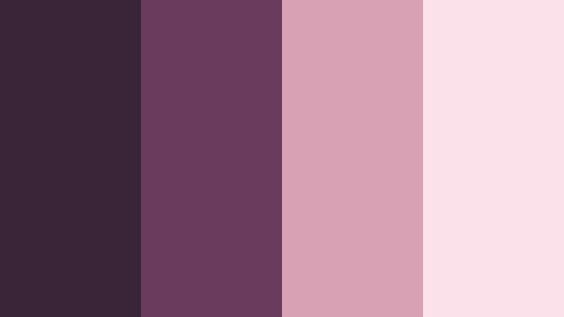 dusky rosette whisper charcoal plum color palette with hex codes