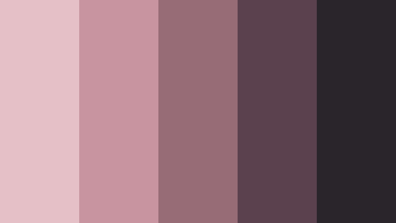 dusty blush atelier pink and brown skincare brand color color palette with hex codes