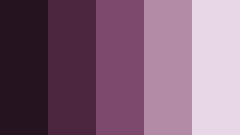 dusty cinema seat film noir purple color palette with hex codes