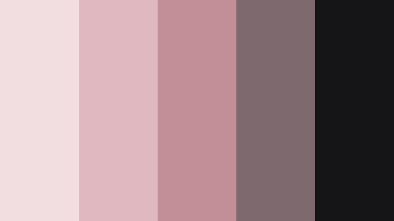 dusty pink editorial edge dusty pink color palette with hex codes