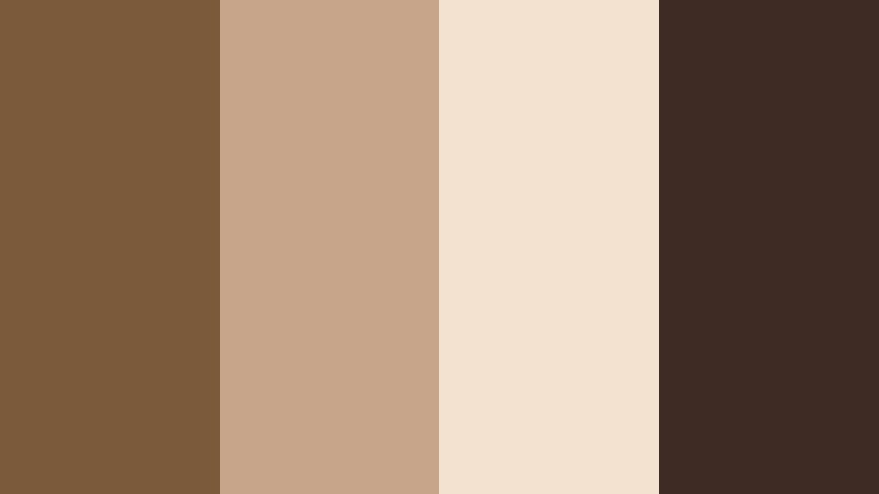 dusty reel reverie film grain brown color palette with hex codes