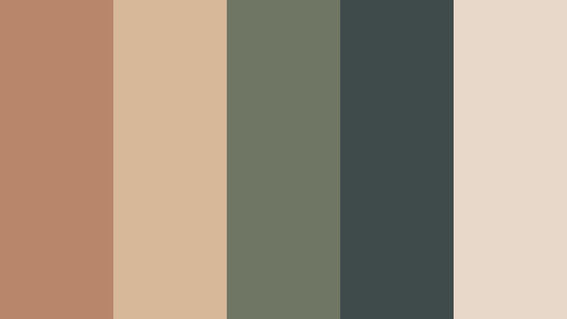 dusty rewind vhs color color palette with hex codes