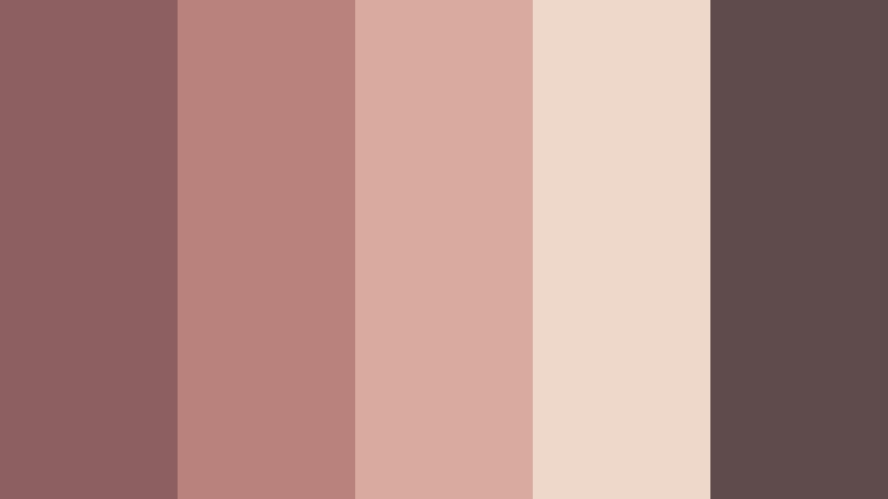 dusty rose premiere vintage film color color palette with hex codes