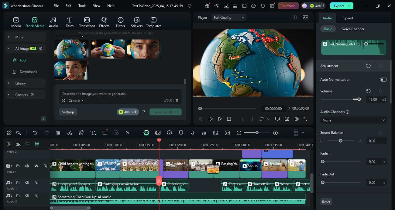 create earth day images with ai