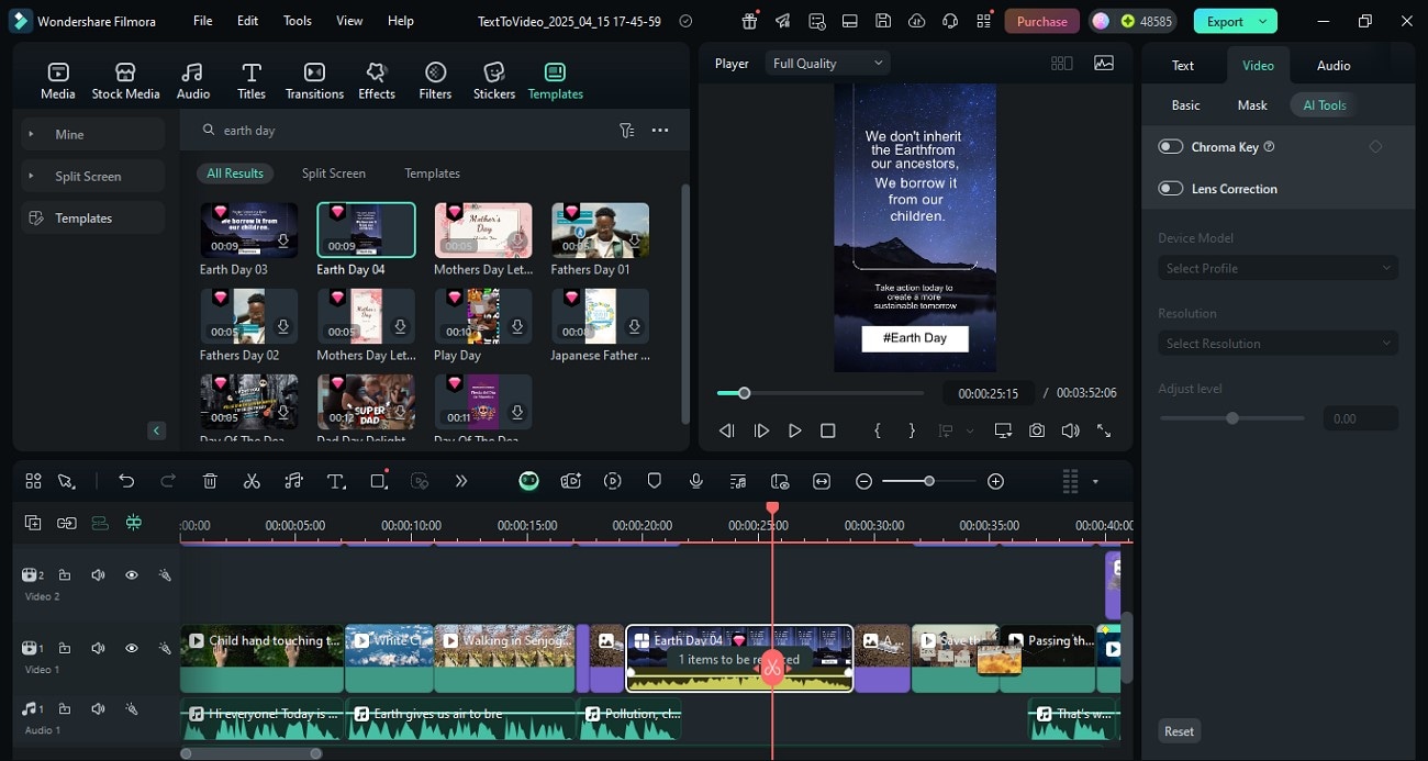 create interactive videos with filmora templates