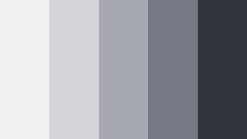 echo chamber chrome silver moon color palette with hex codes