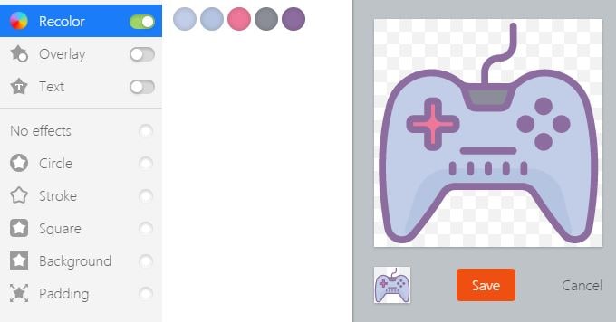  Modifica dell'icona Logo Gioco su Icons8