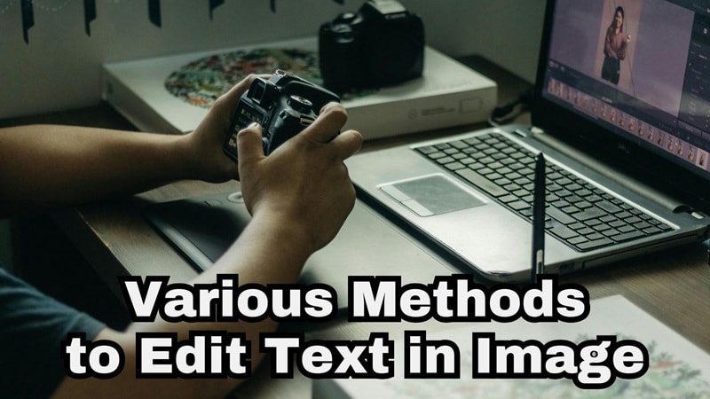 modifier le texte sur une image