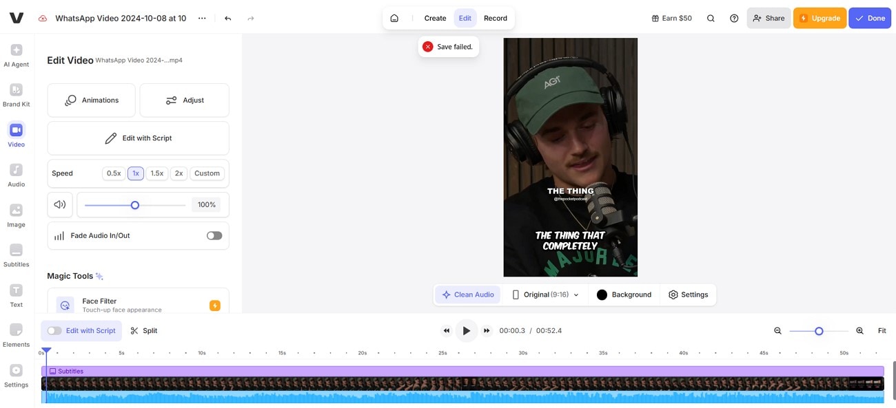 veed io webm online editor tool
