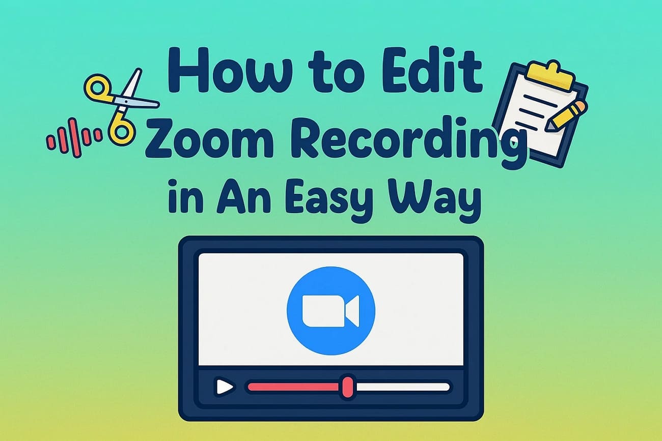 edit zoom recorded meeting
