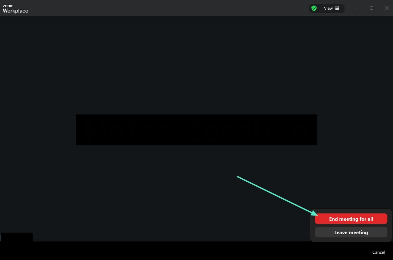 end meeting to convert recorded files