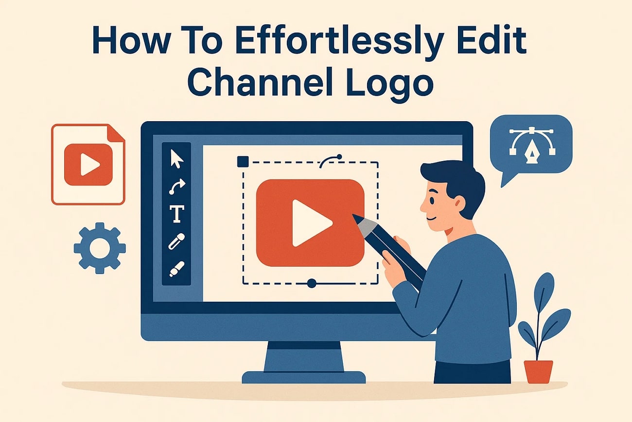 perfecting editing channel logo