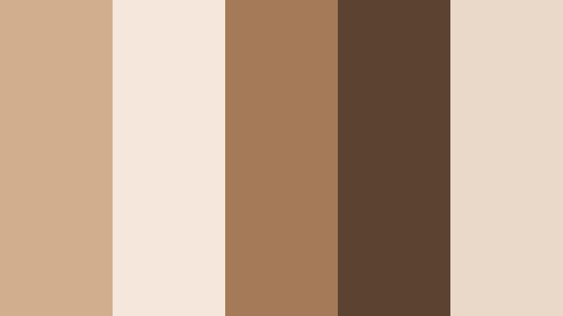 editorial coffee table light mocha color palette with hex codes