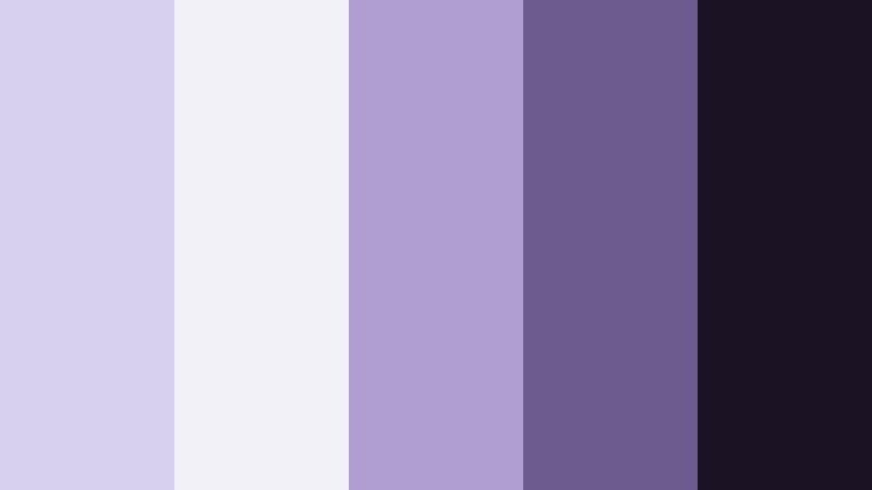 editorial lavender noir lavender mist color palette with hex codes