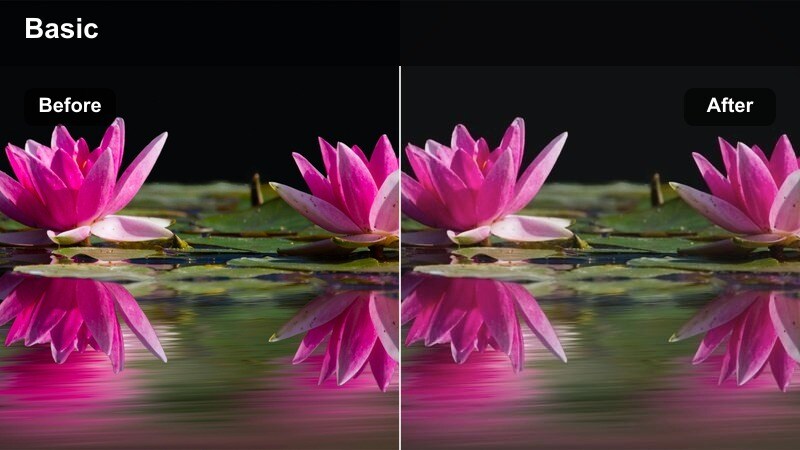 Designer speaking backstage with a matte editorial fashion runway style video filter applied.