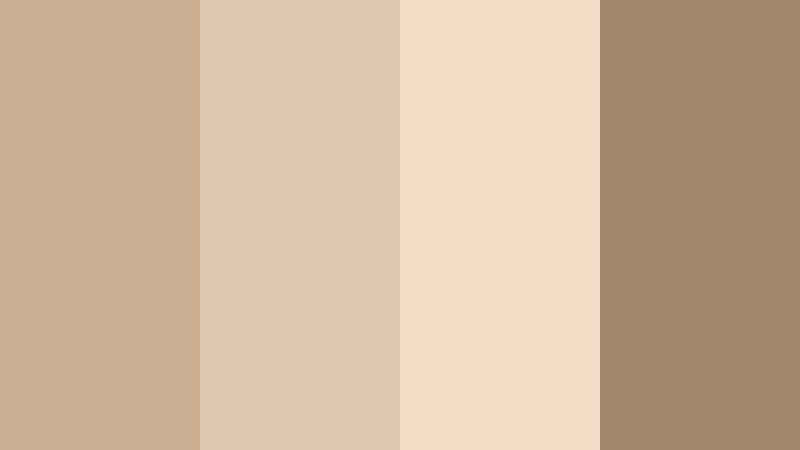 editorial sand monochrome dusty sand color palette with hex codes