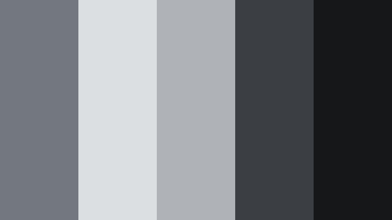 editorial street monochrome horizon gray color palette with hex codes