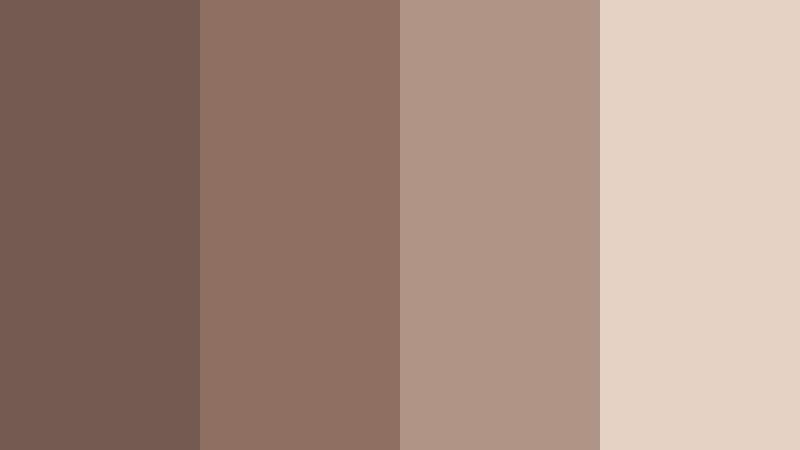 editorial taupe monochrome muddy taupe color palette with hex codes