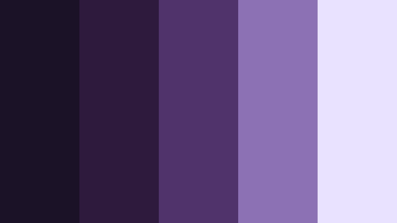 editorial violet monochrome eclipse violet color palette with hex codes