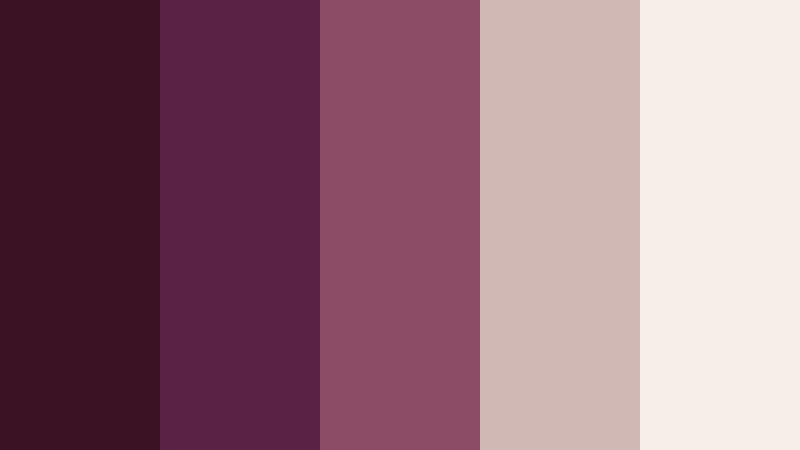 editorial wine studio retro plum color palette with hex codes