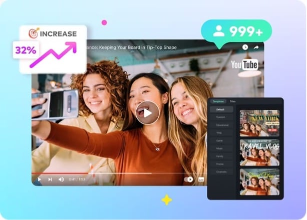 filmora editing templates material