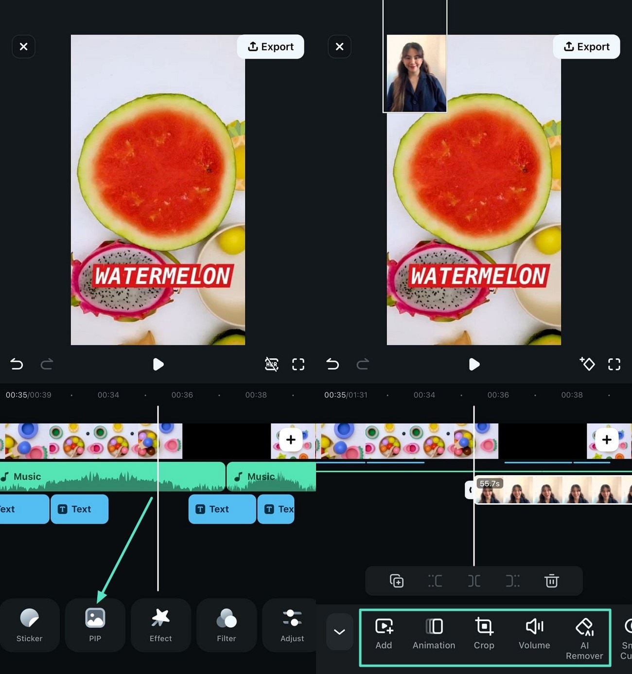 incorporate picture in picture feature 