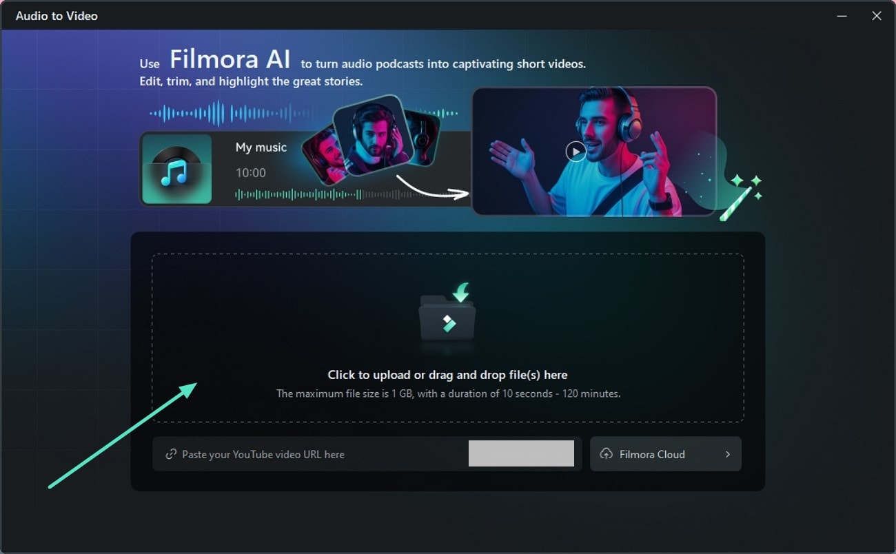 import your audio file