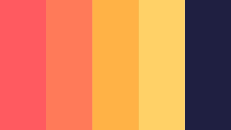 electric coral burst shorts color palette color palette with hex codes