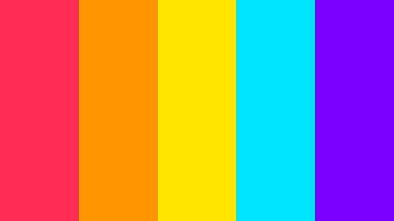 electric festival energetic color palette color palette with hex codes