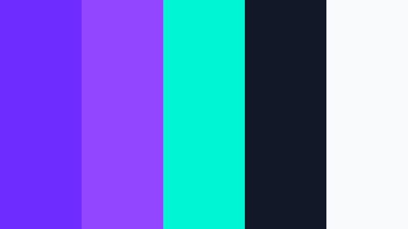 electric pulse violet twitch color color palette with hex codes