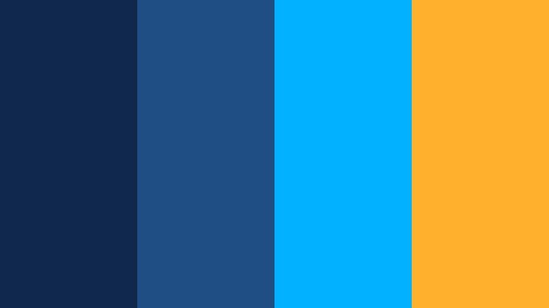 electric storm surf storm blue color palette with hex codes