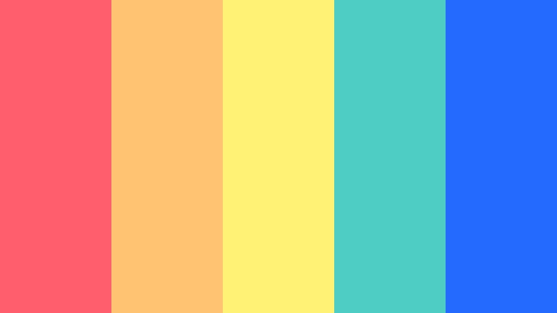 electric sunrise bright color palette color palette with hex codes